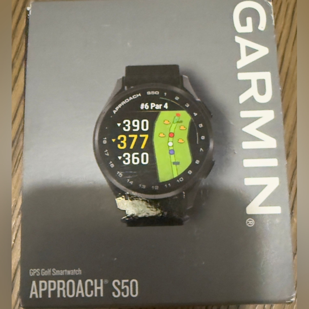 GARMIN Approach® S50

Slate Aluminum Bezel with Black ComfortFit Nylon Band